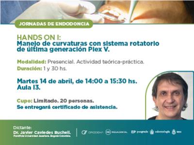HANDS ON I: “Manejo de curvaturas con sistema rotatorio de última generación Plex V”.